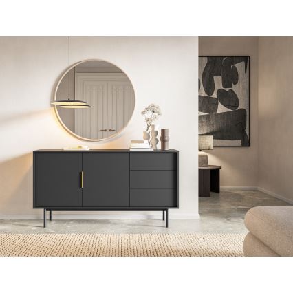 Ladekast ELI 154x82x39 cm zwart