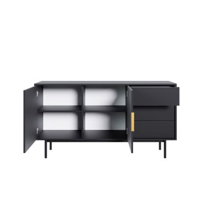 Ladekast ELI 154x82x39 cm zwart