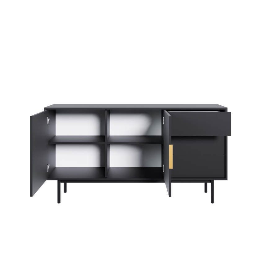 Ladekast ELI 154x82x39 cm zwart