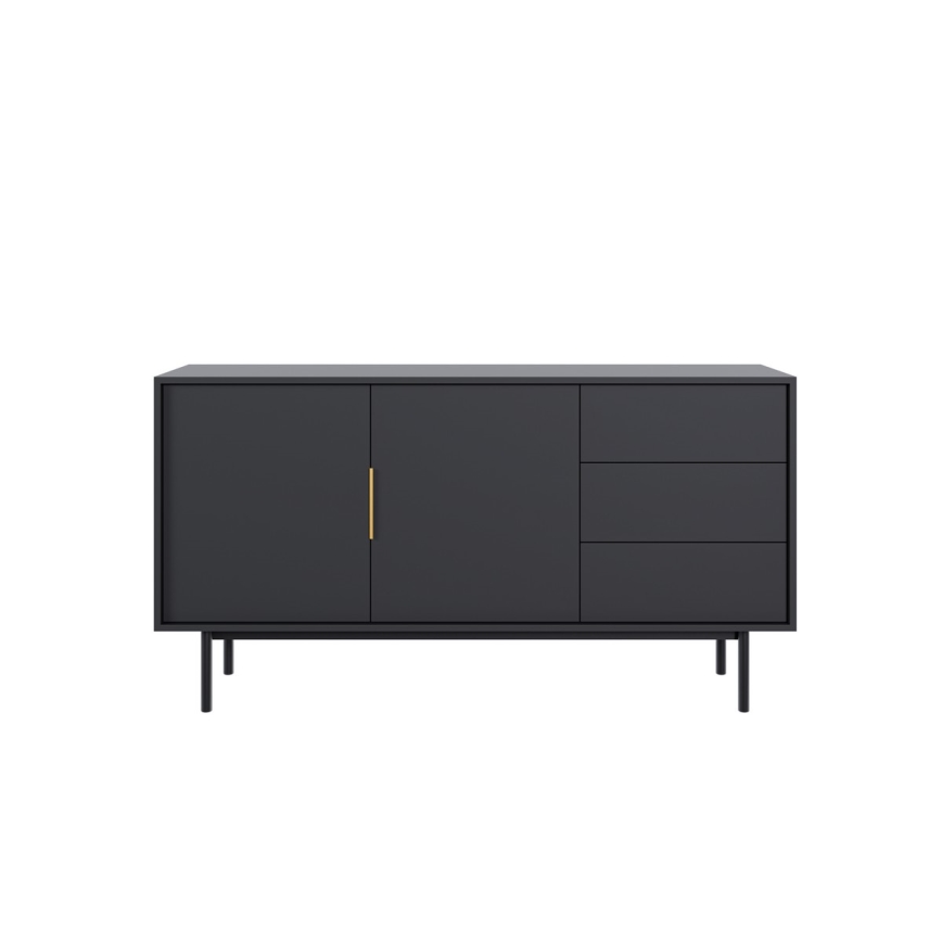 Ladekast ELI 154x82x39 cm zwart
