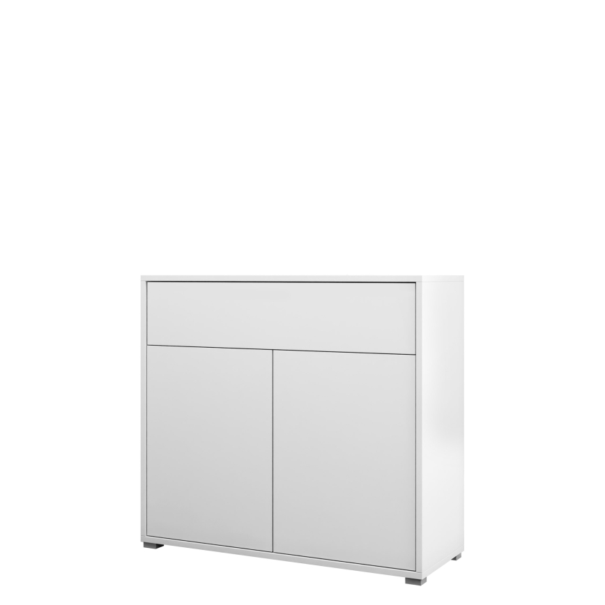 Ladekast GESITA 100 x 93 cm wit
