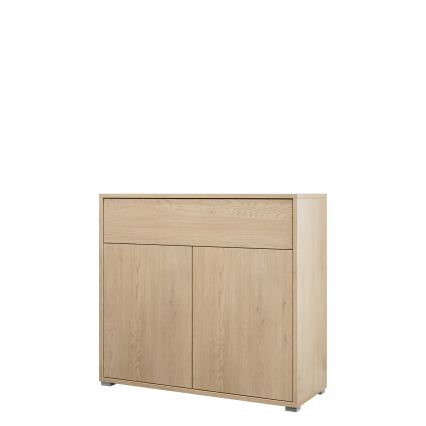 Ladekast GESITA 93x100 cm eiken Cremona
