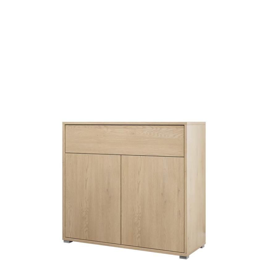 Ladekast GESITA 93x100 cm eiken Cremona