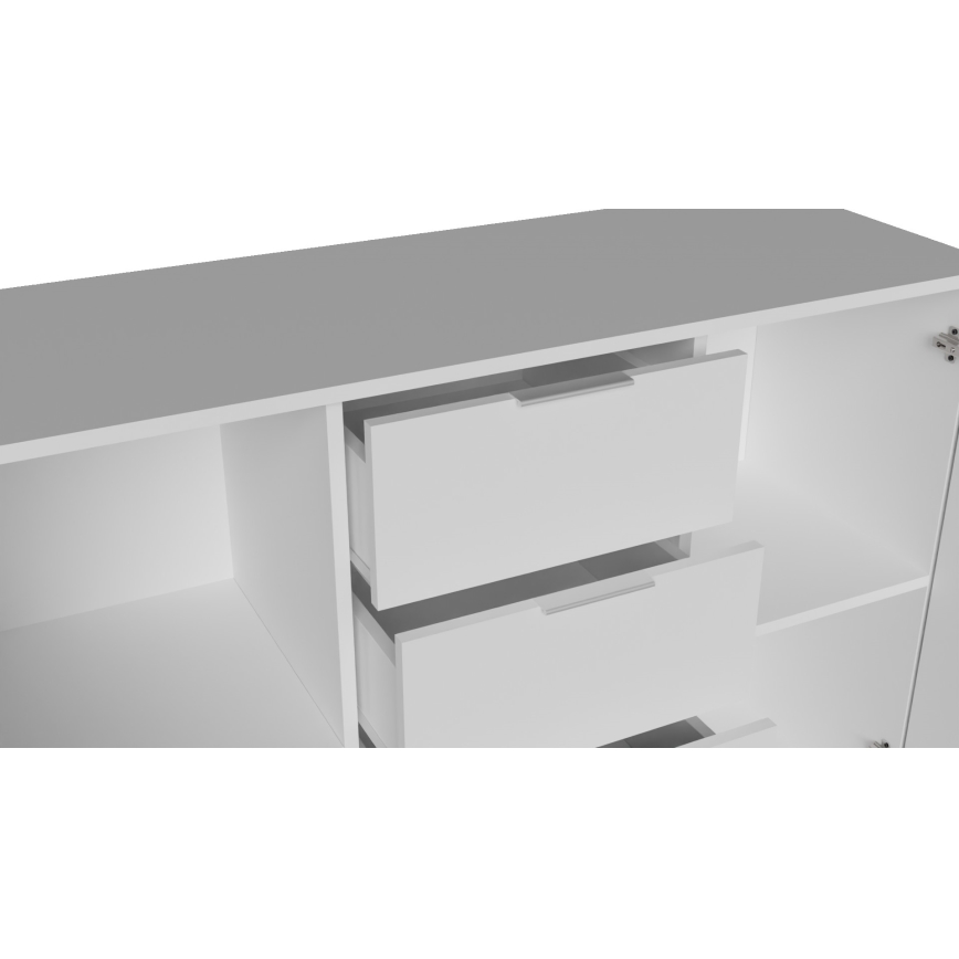 Ladekast HOPE 120x78x35 cm wit