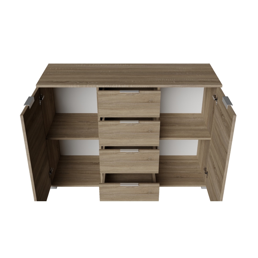 Ladekast HOPE 120x78x35 Sonoma-eik