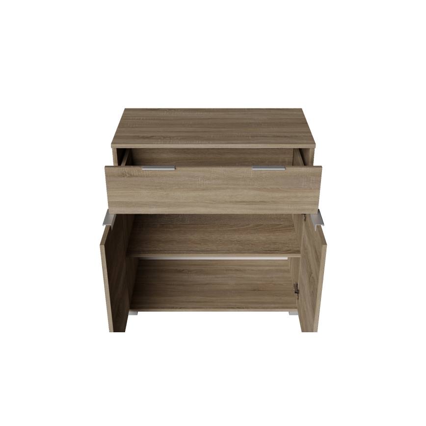 Ladekast HOPE 80x78x35 cm Sonoma eiken