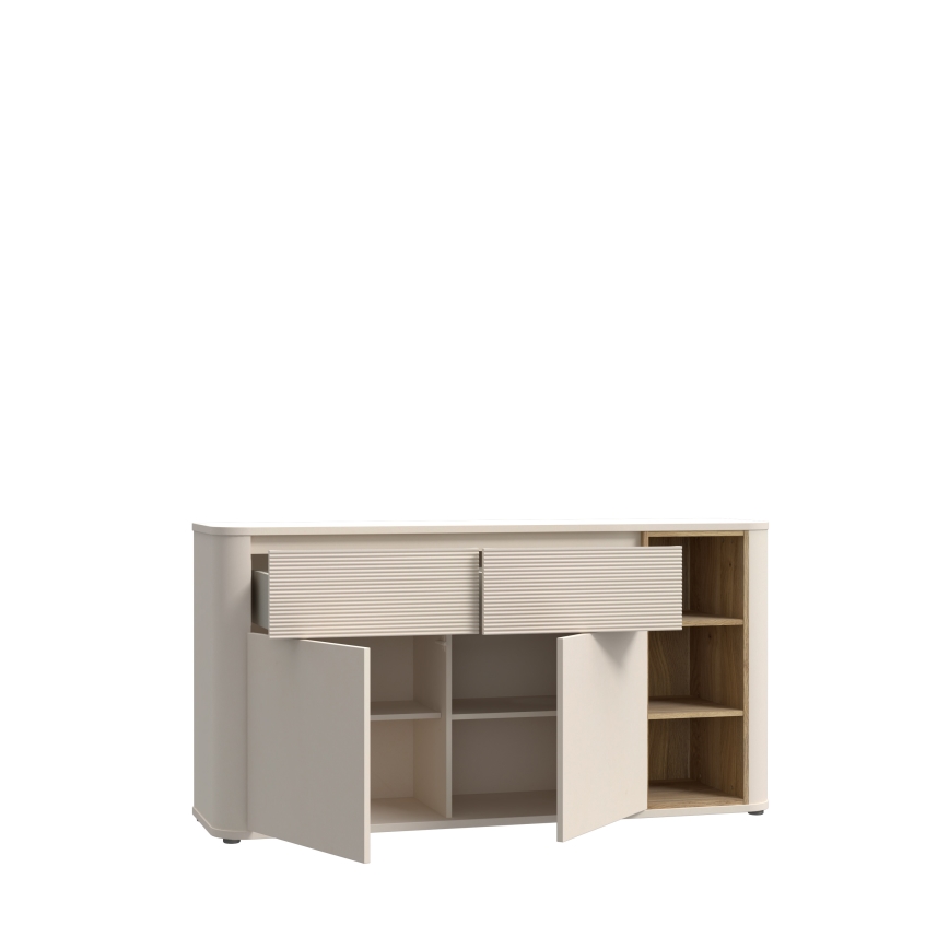 Ladekast INAR beige/eiken