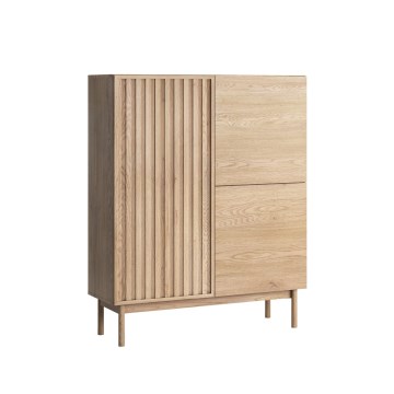 Ladekast KIOTO 106x130x37 cm in Cremona eik