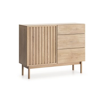 Ladekast KIOTO 106x84x37 cm eiken Cremona