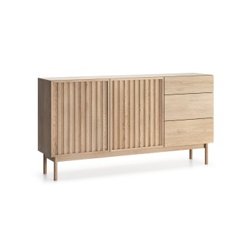 Ladekast KIOTO 159x84x37 cm Cremona-eik