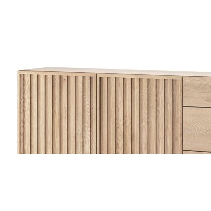 Ladekast KIOTO 159x84x37 cm Cremona-eik