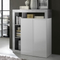 Ladekast LENOR wit/betongrijs