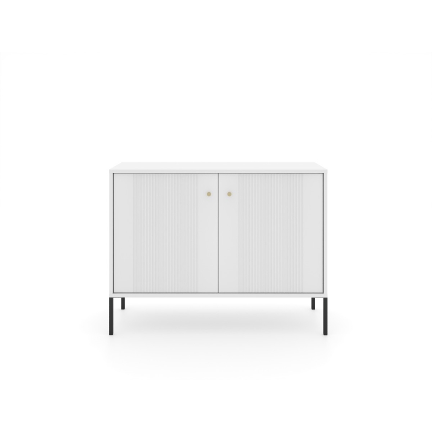 Ladekast LUE wit/zwart