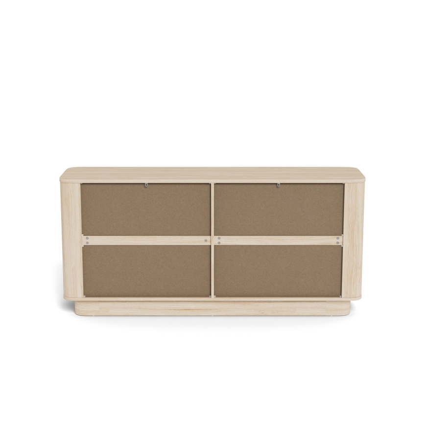 Ladekast MADERA 160x75 cm wit eiken