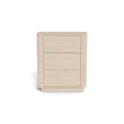Ladekast MADERA 90x107 cm witte eik