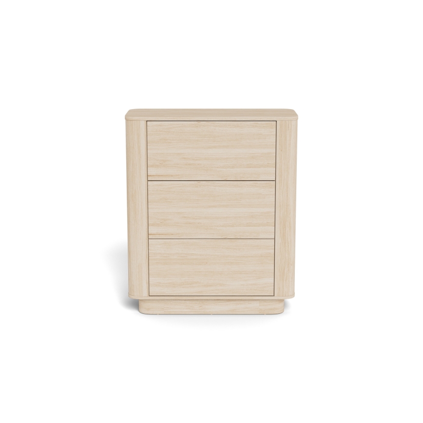 Ladekast MADERA 90x107 cm witte eik