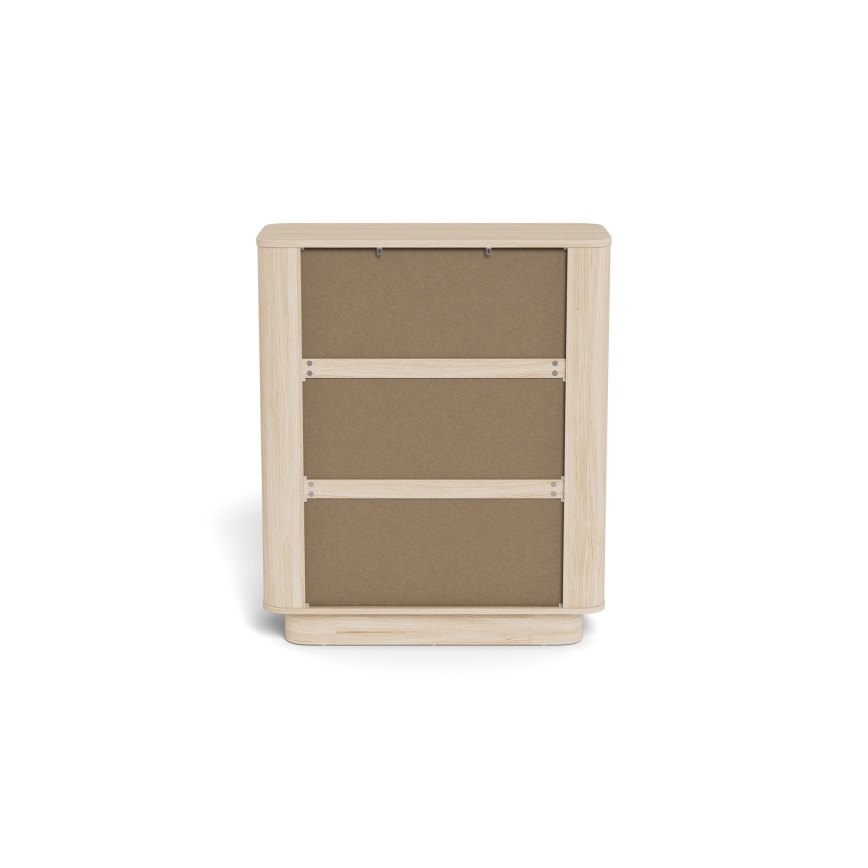 Ladekast MADERA 90x107 cm witte eik