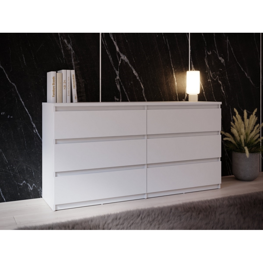Ladekast MAO met lades, wit