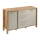 Ladekast MENTA 138x81x40 cm eiken wotan/grijs