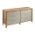 Ladekast MENTA 170x81x47 cm eik wotan/grijs