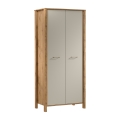 Ladekast MENTA 90x200x53 cm eik wotan/grijs
