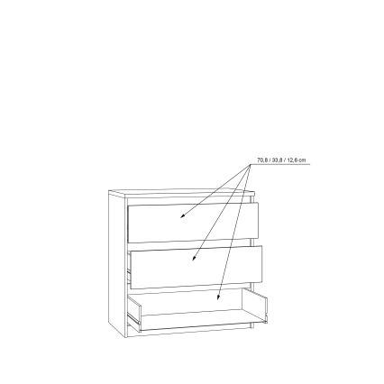 Ladekast met lades MAO artisan eiken