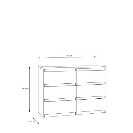 Ladekast met lades MAO Artisan eiken