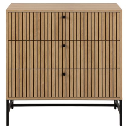 Ladekast met lades OLIVIA, eiken