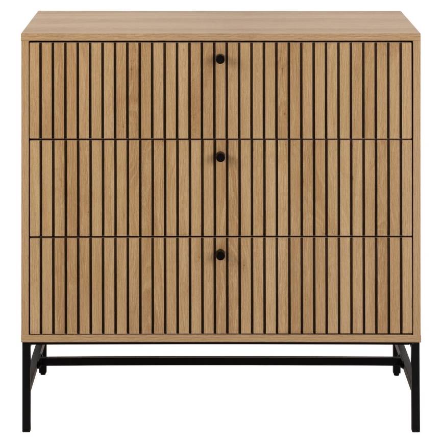 Ladekast met lades OLIVIA, eiken