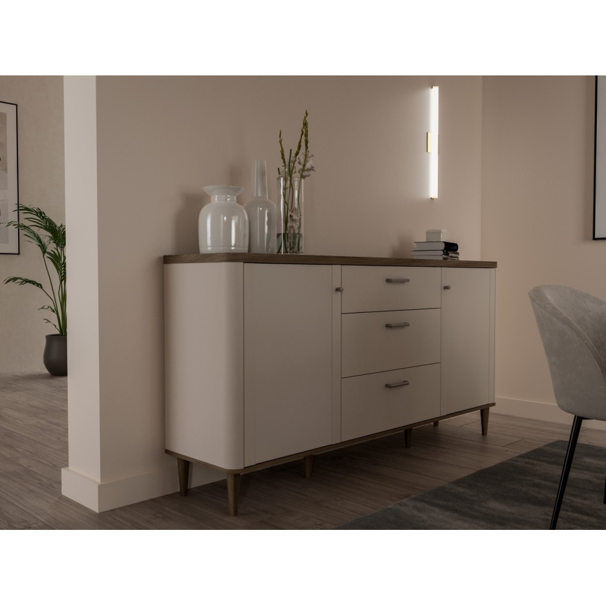 Ladekast met lades VIRO bruin/beige