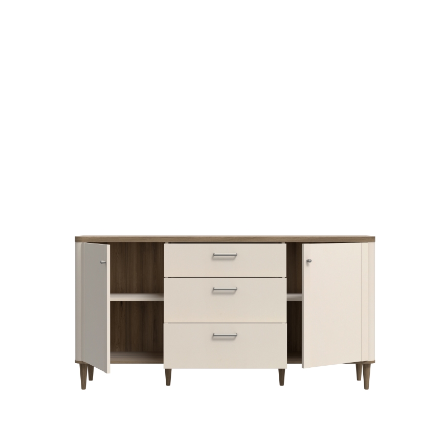 Ladekast met lades VIRO bruin/beige