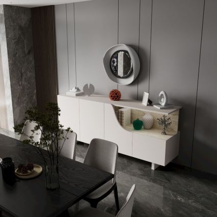 Ladekast ORBIS 180x40 cm crème/beige