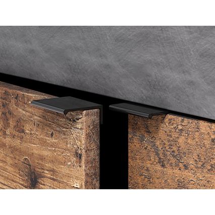 Ladekast RUNEA donkerbruin/antraciet