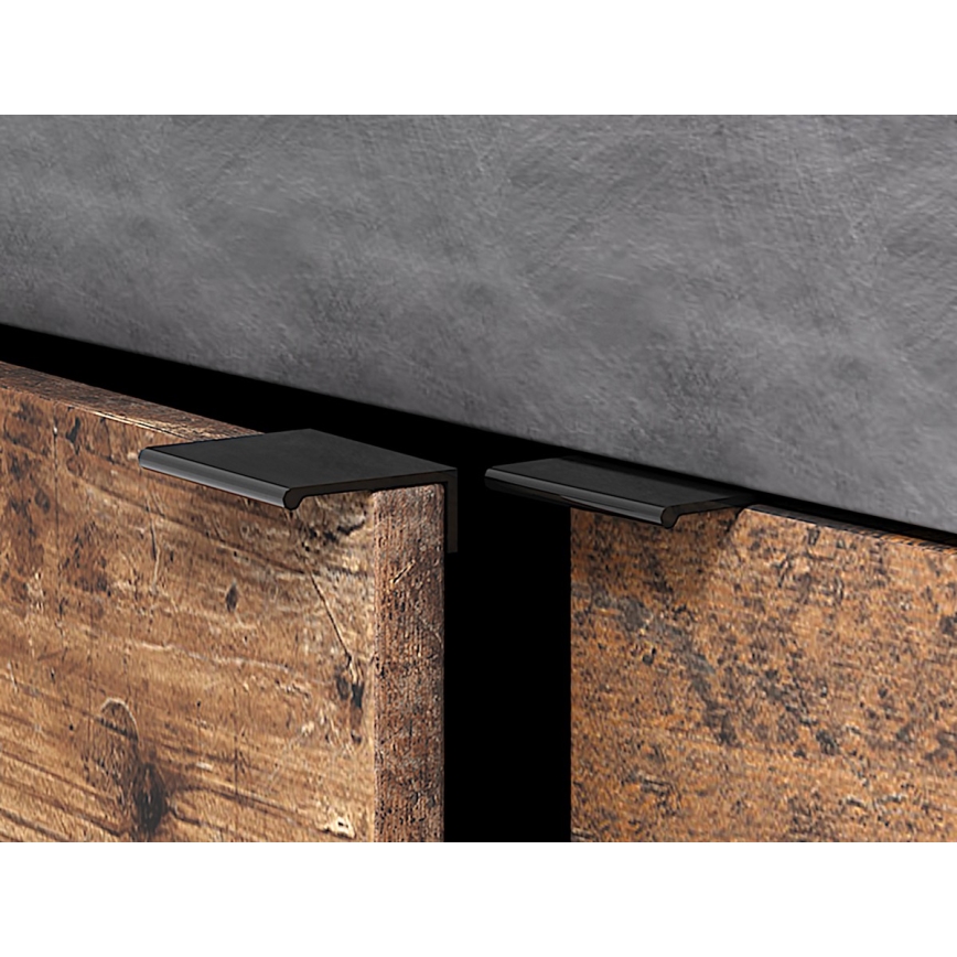 Ladekast RUNEA donkerbruin/antraciet