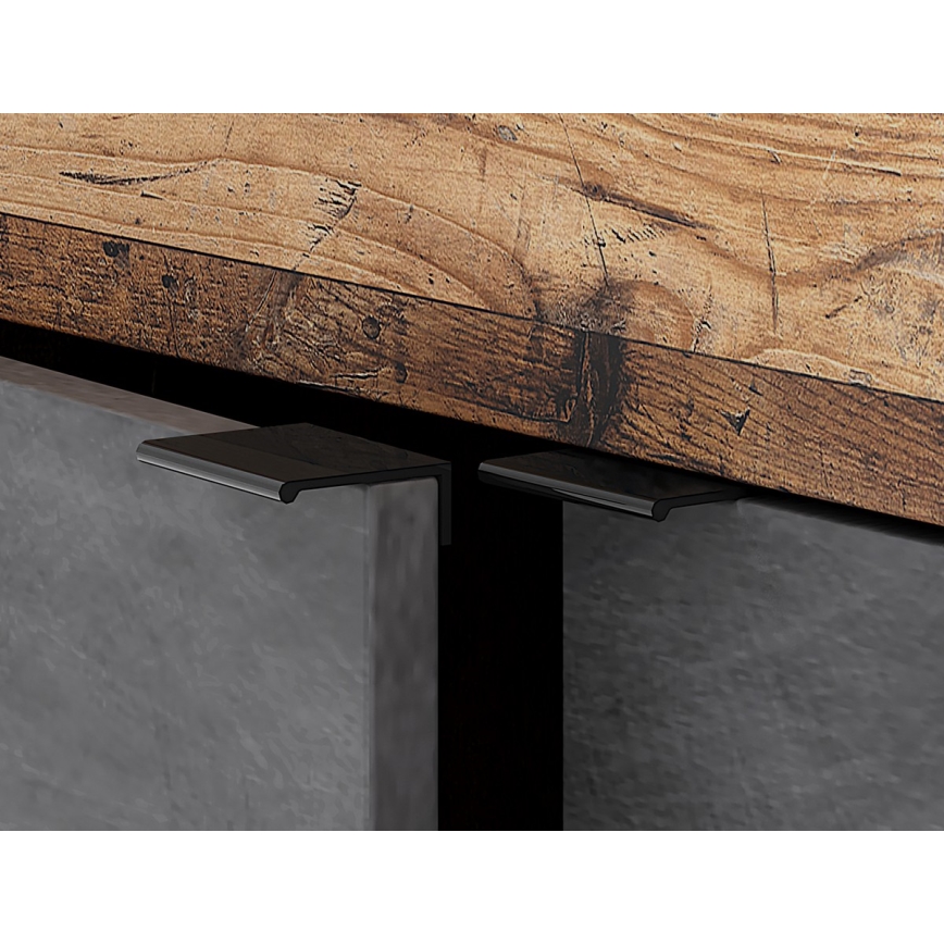 Ladekast RUNEA donkerbruin/antraciet