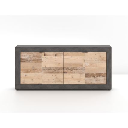 Ladekast RUNEA lichtbruin/antraciet