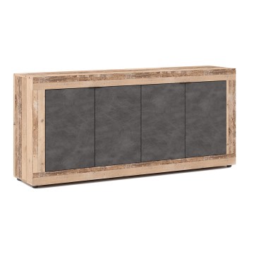 Ladekast RUNEA lichtbruin/antraciet