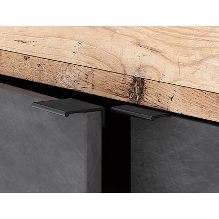 Ladekast RUNEA, lichtbruin/antraciet