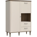 Ladekast VIRO bruin/beige