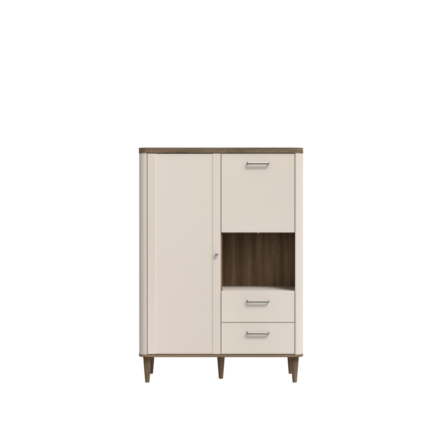 Ladekast VIRO bruin/beige