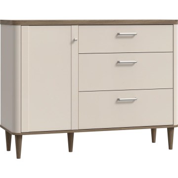 Ladekast VIRO met lades, bruin/beige