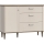 Ladekast VIRO met lades, bruin/beige
