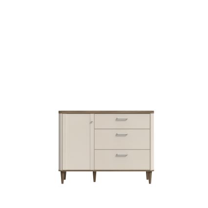 Ladekast VIRO met lades, bruin/beige