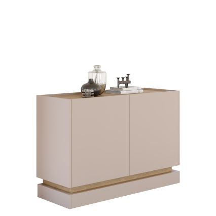 Ladekast ZARPANT 120x75 cm beige/cremona eik