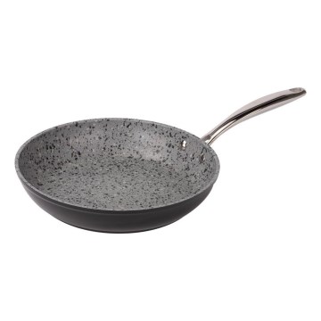 Lamart - Granieten koekenpan 26 cm zwart/grijs/RVS