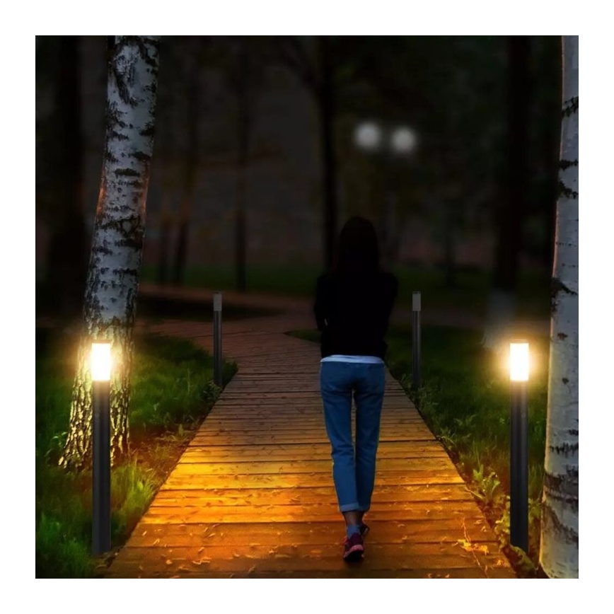 Lamp met Sensor voor Buiten 1xE27/60W/230V IP44 110cm antraciet