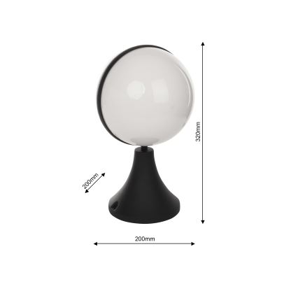 Lamp voor Buiten CIRCULO 1xE27/40W/230V IP44
