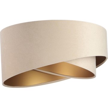 Lampenkap voor kroonluchter GALAXY E27 diameter 45 cm beige/goud