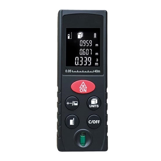 Laserafstandsmeter 2x1,5V/AAA