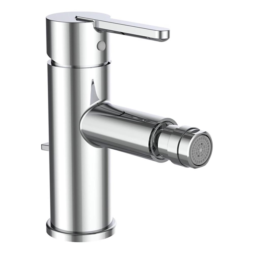 LAUFEN H3410810041141 - Bidet kraan + afval met overloop LUA glanzend chroom